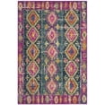 thumbnail image 3 of Safavieh Madison Mary Geometric Area Rug, Fuchsia/Blue, 5'1" x 7'6", 3 of 13