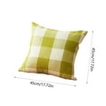 thumbnail image 3 of Christmas Decorative Pillow Cover, Classic Buffalo Plaid Pattern Pillow case, Red Yellow Green Black Blue Sofa Cushion Case Spring Summer Christmas New Year Couch Bed Decor, 3 of 6