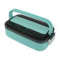 thumbnail image 1 of Stainless Steel Bento Box Adult Lunch Box, Microwave Safe Portable Split Bento Box For Students And Office Workers, 1 of 8