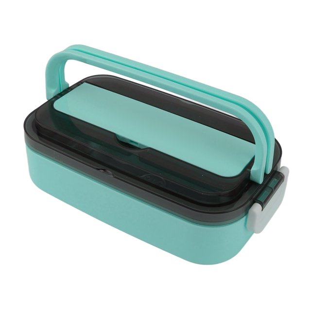 Stainless Steel Bento Box Adult Lunch Box, Microwave Safe Portable Split Bento Box For Students And Office Workers