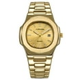 thumbnail image 1 of Reloj de cuarzo para hombre, relojes para hombre de acero inoxidable, reloj de pulsera analógico deportivo de cuarzo para hombre, reloj para hombre, 1 of 5