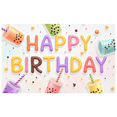thumbnail image 2 of Yatrandify Colorful Theme Birthday Banner Decorative Design Boba Tea Birthday Décor for Kids Party Celebration Holiday, 2 of 7