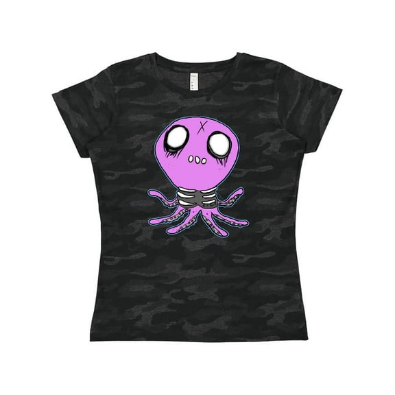 Inktastic Death Metal Octopus Women's T-Shirt