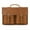 42cm brown, variant on Men's Fashion Personality Leather Retro Portable Briefcase,42cm brown