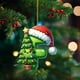 thumbnail image 2 of Rapeiae 2D Acrylic Christmas Tree 26 Letter Pendant Decorative Gift Family Christmas Party Pendants, 2 of 5
