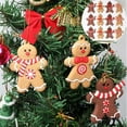 thumbnail image 4 of 12pcs/set Christmas Tree Hanging Ornaments Gingerbread Man Candy Party Christmas Tree Decor, 4 of 5