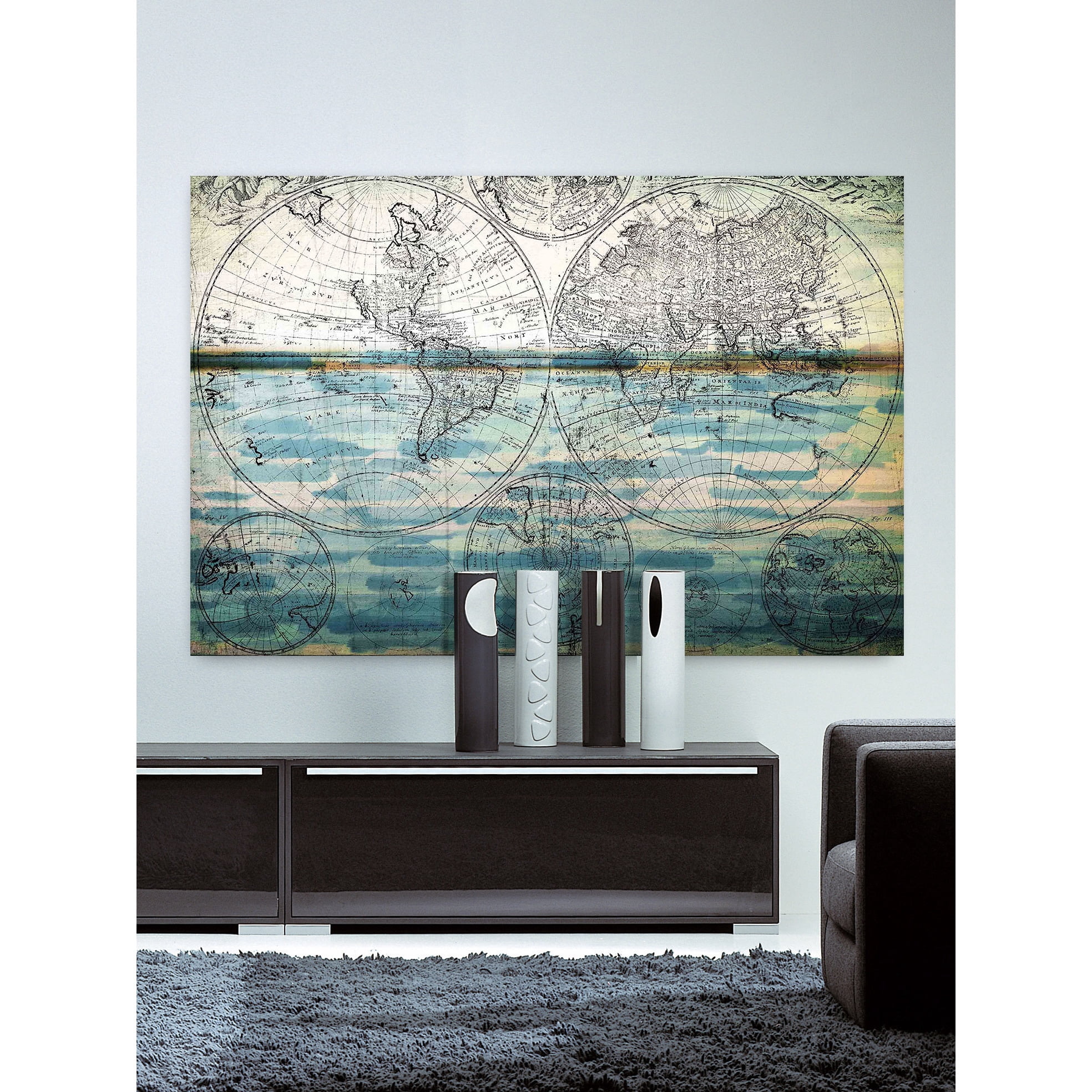Parvez Taj  - Round and Round Print on Canvas 18 x 12