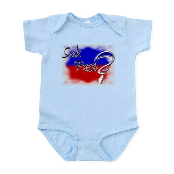 CafePress - Sak Pase? Infant Bodysuit - Baby Light Bodysuit, Size Newborn - 24 Months