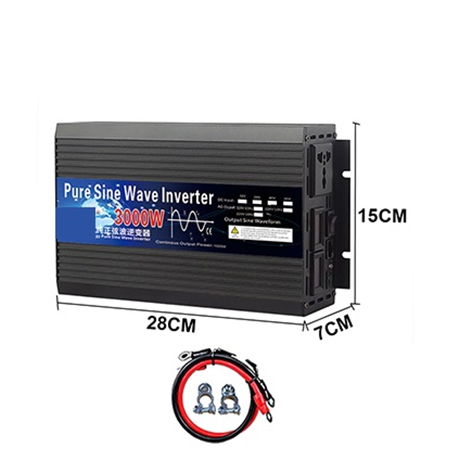 Pure Sine Wave Inverter 12V 24V 48V 60V 220 3000w 4000w Voltage Transformer Solar Power Inverter 12V 220 Inversor ,Multiple Safety Protections