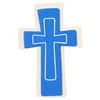 Plaid Wood Painted Cross Shape, 1 Each