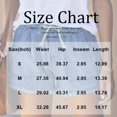 thumbnail image 4 of Nestiefly Womens Lightweight Shorts Casual Baggy Trendy Hot Pants Elastic Waist Drawstring Comfy Shorts with Pockets Light Blue S, 4 of 8
