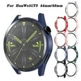 thumbnail image 2 of Funda de vidrio templado con marco de PC Compatible con Huawei Watch GT3 42mm/46mm Smartwatch cubiertas a prueba de golpes, 2 of 8