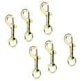 thumbnail image 2 of 6 piezas de clips de resorte de metal resistentes, pernos de ojo giratorios, cierres de gancho a presión tipo langosta Oro, 2 of 9