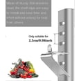 thumbnail image 5 of 12 Pcs Freezer Shelf Clip Stainless Steel Fridge Shelf Support Commercial Refrigerator Shelf Clips 1.5 Mm Thicken Freezer Shelf Brackets Silver Cooler, 5 of 5