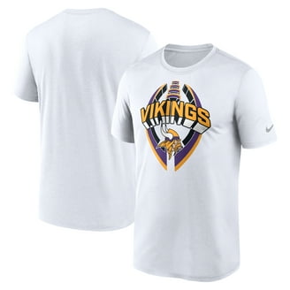Men's Nike Purple Minnesota Vikings Rewind Logo Tri-Blend T-Shirt