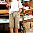 thumbnail image 5 of Posijego Girls Bermuda Shorts Butterfly Printed Summer Causal Shorts Kids Knee Length Comfy Shorts 3-13T, 5 of 5
