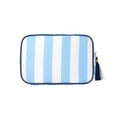 thumbnail image 2 of Cadorn Striped Canvas Clutch Bag for Women Portable Tassel Design Fashionable Cosmetic Organizer for Travel Beach Casual Outings and Daily Use, 2 of 3
