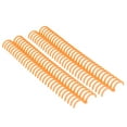 thumbnail image 1 of 10 Pcs Loose Leaf Binding Spine, Binding Combs 30 Holes 22mm Inner Diameter Wear  Plastic Binding Rings Binding Spines for Home and School, 1 of 8