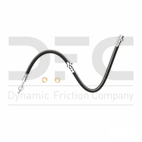 Front Right Dynamic Friction Company Brake Line Hose 350-67012 For 1984-1989 Nissan 300ZX