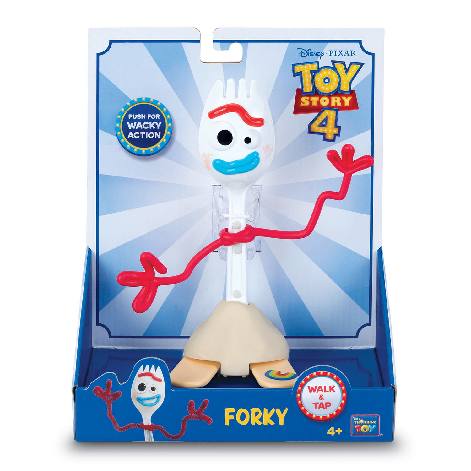 Play by play Toy Story 4 Forky Spanish Sound Disney Pixar Multicolor
