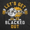 thumbnail image 2 of Mens Lets Get Blacked Out Funny Solar Eclipse Party Graphic Tee for Men Graphic Tees, 2 of 9