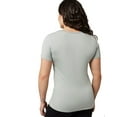 thumbnail image 2 of 32 Degrees Women's Cool Fitted T-Shirt - Matcha Gray - Medium, 2 of 2