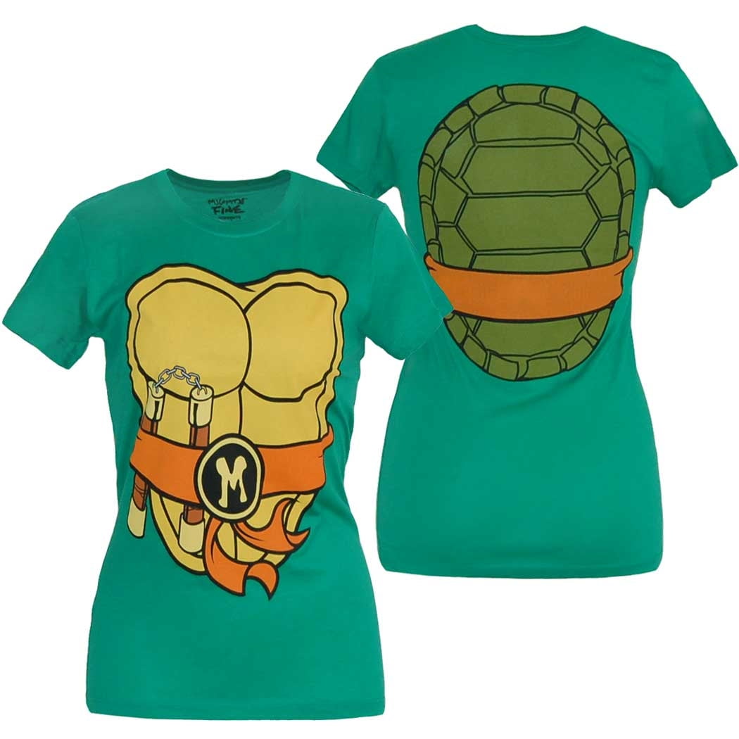 Details about   TMNT B teenage mutant ninja turtle RAPHAEL costume tshirt JUNIORS XL or XXL