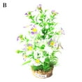 thumbnail image 2 of Flmtop Aquarium Artificial Simulation Water Flower Grass Fish Tank Landscape Decor, 2 of 9