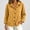 Yellow, variant on QIYAGBSA Corduroy Jacket for Women Soft Turn Down Lapel Collar Button Down Long Sleeve Fall Casual Outerwear Drop Shoulder with Patch Pockets (Brown, XL)