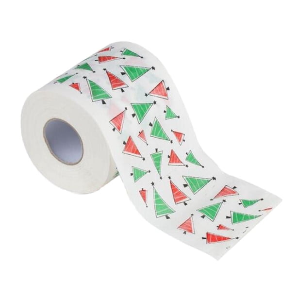 Papel Higiénico Impreso perfecl Artículos de Lindo Decoración Navideña de Papel Árbol de Navidad Papel higiénico impreso