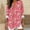 Multicolore, variante sur Ovbmpzd Chemise pour Femme Grande Taille Col en V Manches Longues Blouse en Lin Tenue de Bureau Décontractée Hauts Floraux de Printemps pour Femmes m