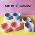 thumbnail image 5 of Cuenco doble para mascotas, cuenco para comida para gatos, cuenco para perros, cuenco de plástico para protección del cuello, cuenco doble MFZFUKR CPB-DE-SSW2278-2, 5 of 5
