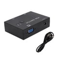 thumbnail image 1 of VGA Switcher, Multi-Computer Host Converter No Additional Software Required Durable for Long Term Use 2 PC To 1 Monitor VGA Switch Box  for Home for Office, 1 of 7