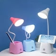 thumbnail image 1 of Lámpara de escritorio LED recargable USB con clip • Luz de lectura con protección ocular • Brillo ajustable y cuello de gallina de 360° • Lámpara de dormitorio y mesilla, 1 of 6