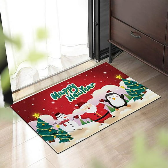 PEONAVET Carpet Floor Mats Entrance Velvet Floor Mat, Entrance Foot Mat, Bathroom Kitchen Against Mat, Memory Cotton Carpet 43X61CM