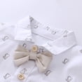 thumbnail image 5 of Toddler Boy Summer Outfit for 9-12 Months Toddler Boy Girls SummerLittle Hero Short Sleeve Letter T Shirt Top Elastic Shorts Set Casual 2Pcs Outfits Cartoon Print,A109-White, 5 of 9
