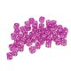 thumbnail image 1 of Juego de 50 piezas de 6 caras, colores brillantes, 12 mm, para juegos, casinos, regalos, enseñanza Púrpura, 1 of 7
