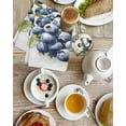thumbnail image 4 of Blueberries Kitchen Dish Towels for Drying Dishes Set of 4, Farmhouse Blue Fruits Green Botanical Waffle Weave Microfiber Hand Tea Bathroom Towels Quick Dry & Absorbent Towel 15.7x23.6, 4 of 7