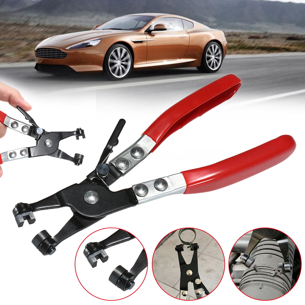 Details about   Flat Band Ring Spring Type Swivel Hose Clamp Pliers Car Auto Water Pipe Removal