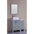 thumbnail image 1 of Mercury Import Group AGR124BWLCM1S 36 in. Bosconi Single Vanity Set - Gray, 1 of 1