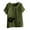 Army Green, variant on IROINNID Fashion Women Summer Loose Graphic Print Breathable Round-Neck T-Shirt Short Sleeve Casual Blouse Spring