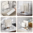 thumbnail image 3 of unbranded Organizador Multifuncional Para Paños Y Esponjas Cocina Con Compacto Y Color Plata, 3 of 7