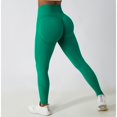 thumbnail image 3 of Mallas deportivas para mujer, ropa deportiva para correr y gimnasio, mallas ajustadas con realce, pantalones de Yoga sin costuras, pantalones deportivos de entrenamiento de cintura alta, 3 of 5