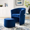 thumbnail image 7 of Modway Divulge Performance Velvet Arm Chair and Ottoman Set, 7 of 7