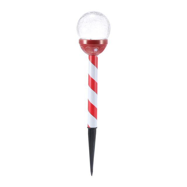 Lámpara Solar De Navidad De 6 Piezas Con Bola De Vidrio Agrietada Iluminación Inteligente Luz De Césped Enchufable Ip44 Decoración De Navidad Led Impermeable Para Exteriores Scienceny HA014310-00