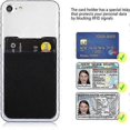 thumbnail image 4 of Leather Stick-On Phone Card Holder, 4 of 4