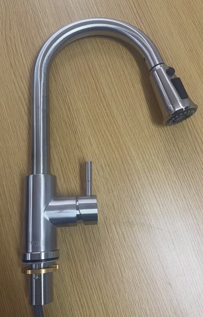 VOMI High Arc Stainless Steel Kitchen Faucet