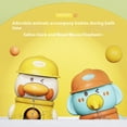 thumbnail image 2 of Baby bath water toy - 2pcs Toddler Waterfall Bathtub Toy W/ Suction Cup, Kids Water Spinner for Tub Pool, Infant Duck Elephant Shower Bathtime（Orange and Yellow）, 2 of 5