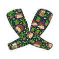 thumbnail image 2 of Uemuo Cute Hedgehogs Cactus Blue Printed Arm Sleeves, Cooling UV Sun Protection Sports Compression for Men/Women, 2 of 8