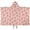 Princess and Strawberry, variant on Princess and Fairy Black Pattern Teens Hooded Bath Towel Wrap for Ages 3 To 12,Quick Dry Lightweight Soft Microfiber Bath Beach Pool,60"x35"